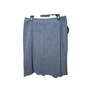 Style & Co Womens 14 Career Gray Gypsy Tweed Short Suit Skirt NEW
